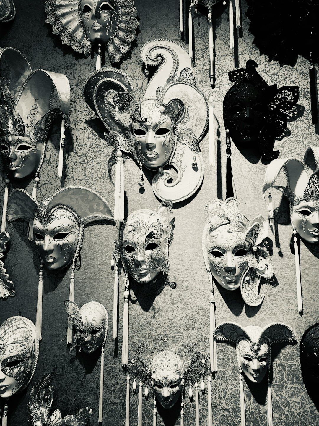 vintage carnival masks