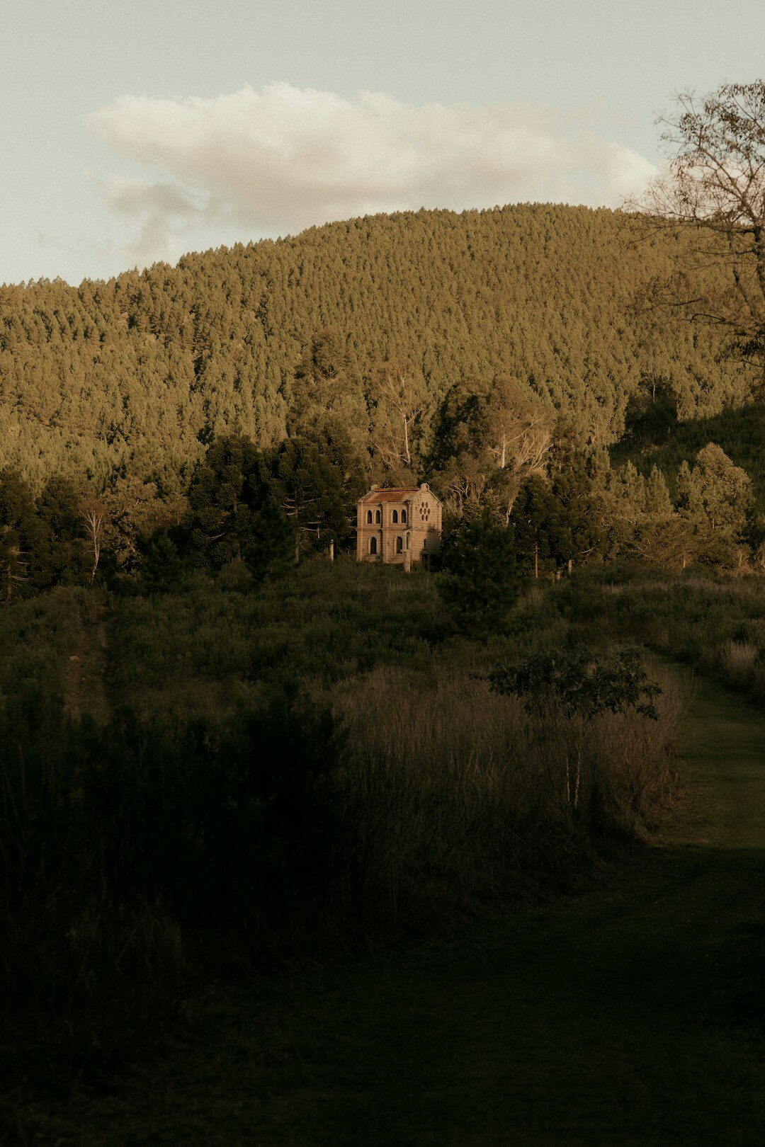 historic jesuit ruins in countryside