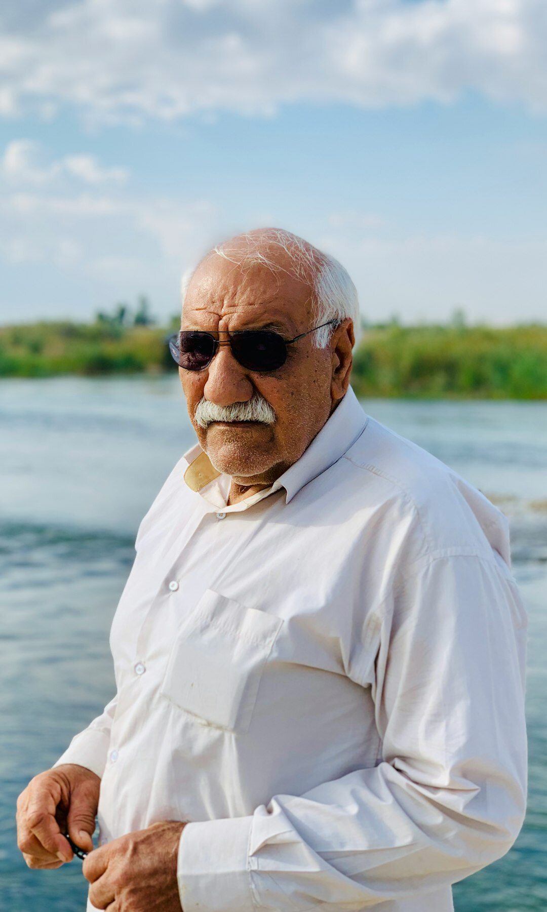 Portrait of an older Latin American male cultural expert